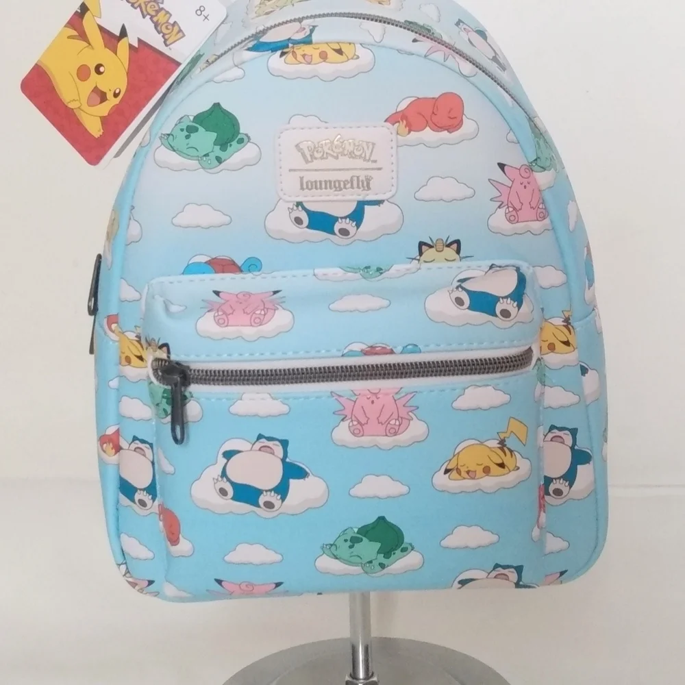 🎉HP🎉Loungefly Pokemon Sleeping Characters Mini Backpack NWT